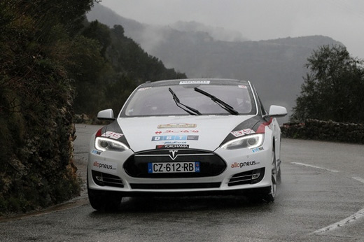 Tesla Model S победила в ралли